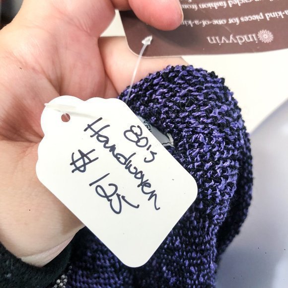 Women's Handwoven Panache Cardigan sz L - Picture 8 of 9